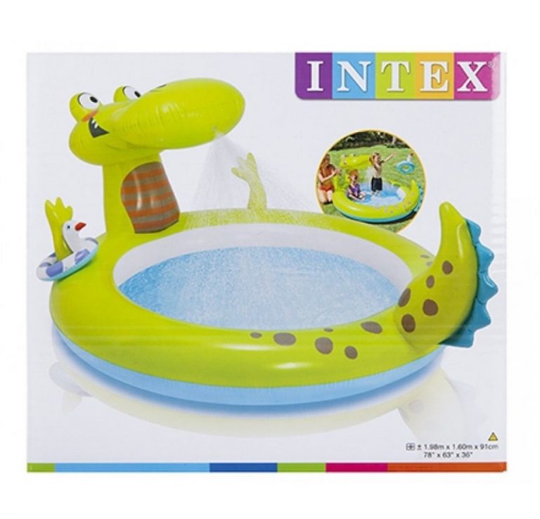 Inflatable Alligator Baby Paddling Pool Inflatable Toy World