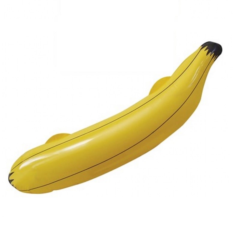 Inflatable Banana with Loops to Hang - 80cm - Inflatable Toy World