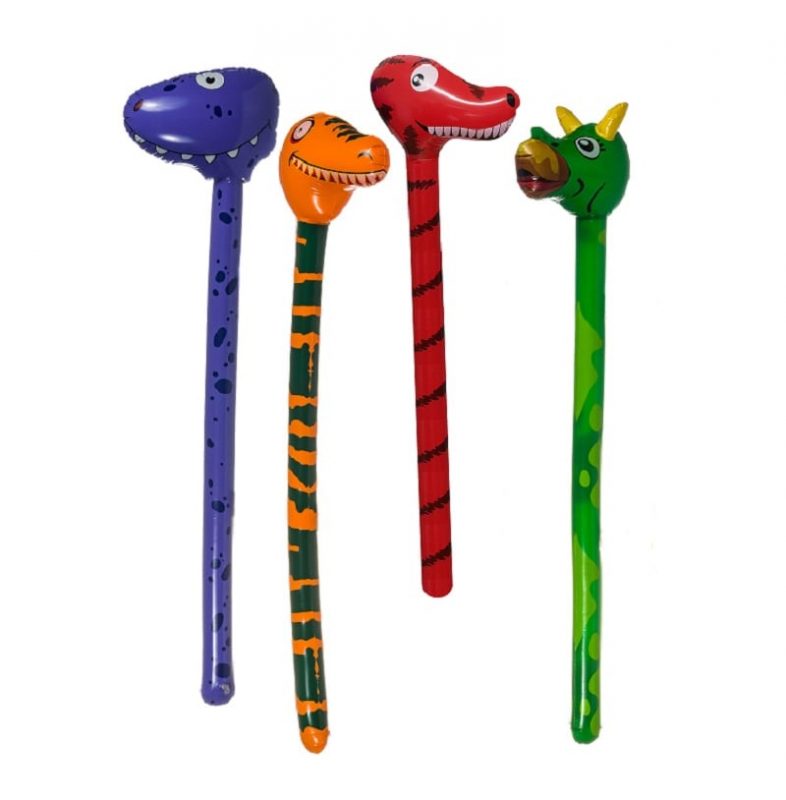 Inflatable Dinosaur Stick 4 Types Available 145cm Wholesale Inflatable