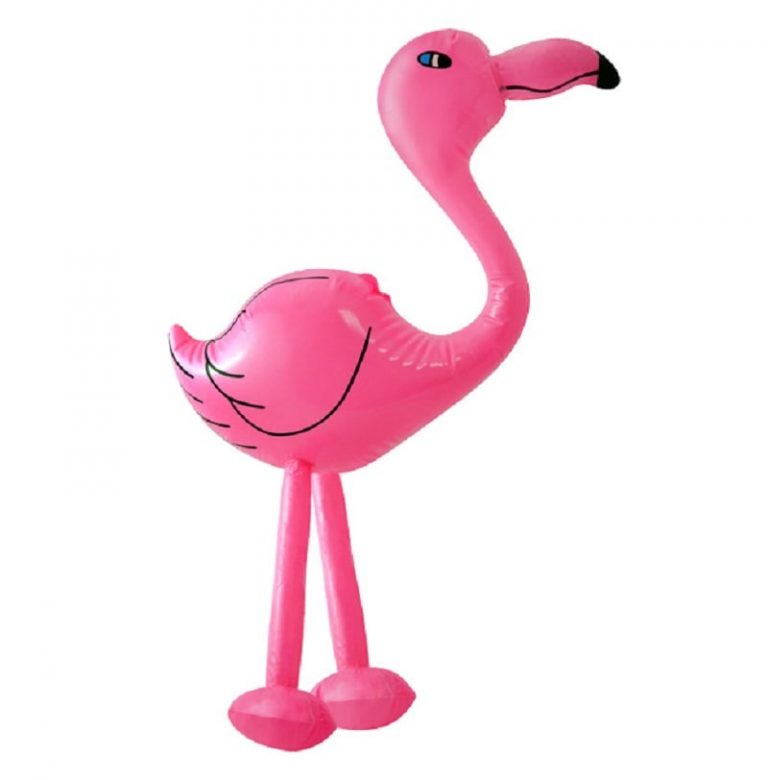 Inflatable Pink Flamingo 64cm Wholesale Inflatable Zoo Animals Bulk