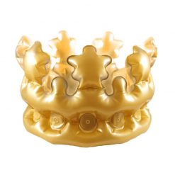 Inflatable Gold Crown - Adult - 33.5cm