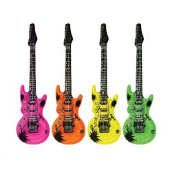 Inflatable Neon Guitar 106cm - 4 Colours Available