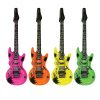 Inflatable Neon Guitar 95cm - 4 Colours Available