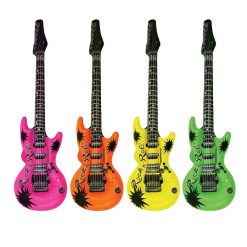 Inflatable Neon Guitar 95cm - 4 Colours Available