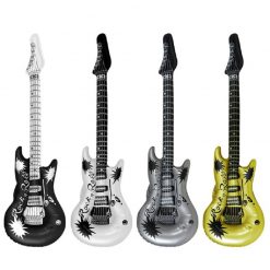 Inflatable Guitar - Gold, Black, Silver or White - 106cm