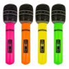 Inflatable Small Neon Microphone - 25cm