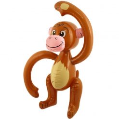 Inflatable Brown Monkey - 58cm