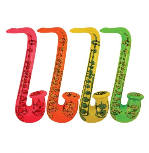 Inflatable Saxophone - 4 Colours Available - 55cm