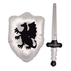 Inflatable Knight's Sword (48cm) and Shield (62cm)