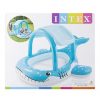 Inflatable Whale Shaded Baby Pool - 185 x 211 x 109cm