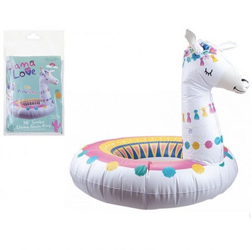 Llama Pool Swim Ring Inflatable - 91cm