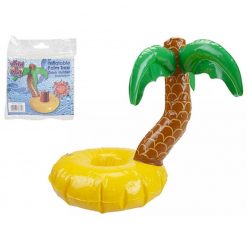 Inflatable Palm Tree Pool Drinks Holder - 33 x 33 x 24cm