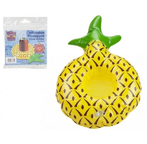 Inflatable Pineapple Drinks Holder - 26 x 18cm