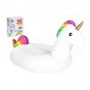 Inflatable Giant White Unicorn Lounger - 170 x 100 x 95cm