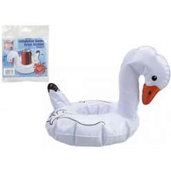 Inflatable White Swan Drinks Holder - 22 x 20cm