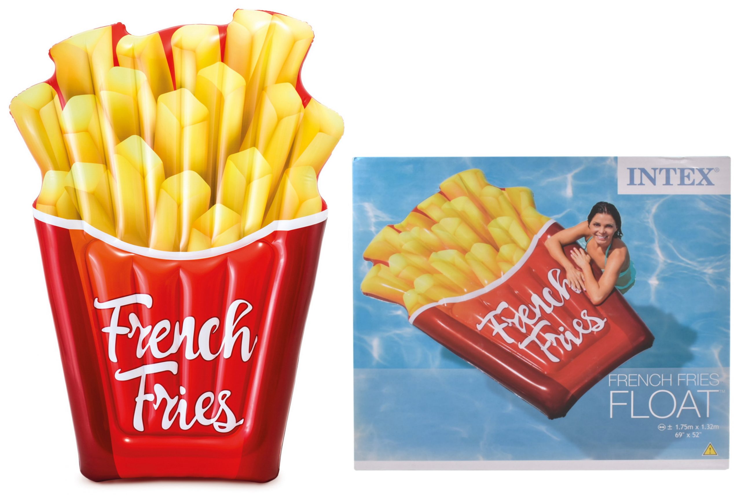 French fries pool sales float