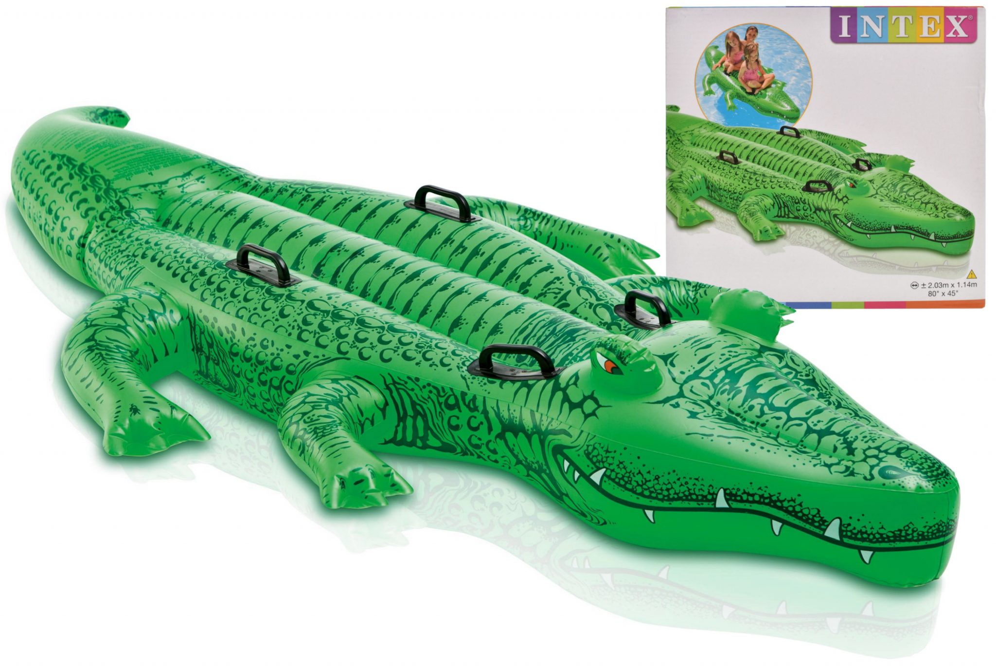 Giant Gator RideOn (3 Person) 80" x 45" In Shelf Box Inflatable Toy