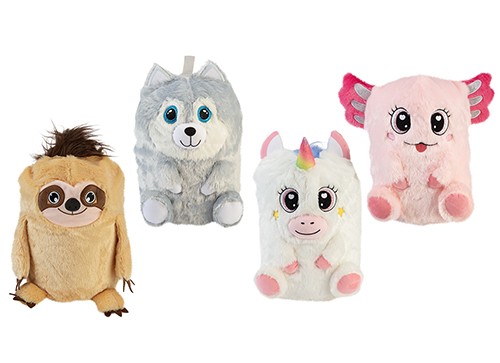 CUDDLECREWINFLATABLEHUGFRIENDSPLUSH30CM4ASSORTED